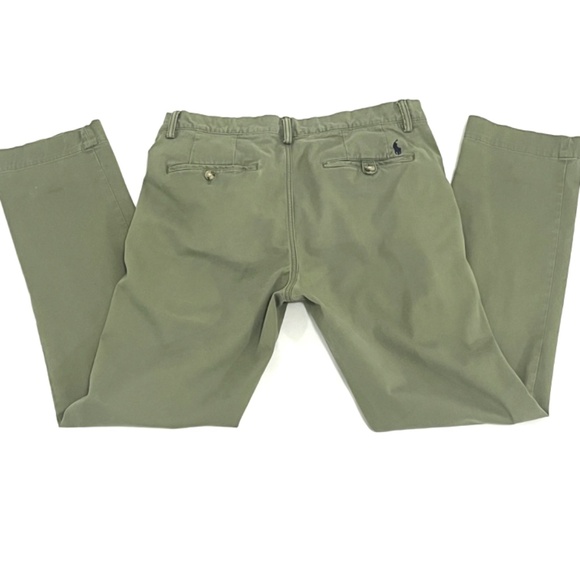 Polo Ralph Lauren Bedford Stretch Straight Fit Chino Pant | Green | Size 33X32 - Picture 10 of 14
